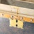 20th Century French Studded Leather Document Box With Paper Lined Interior For Sale - Image 13 of 14