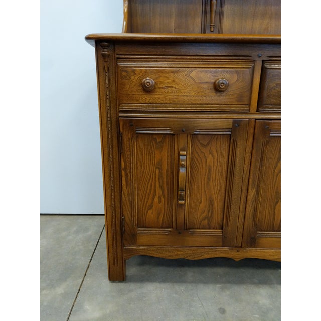 Vintage Sideboard / Hutch by Ercol For Sale - Image 10 of 14