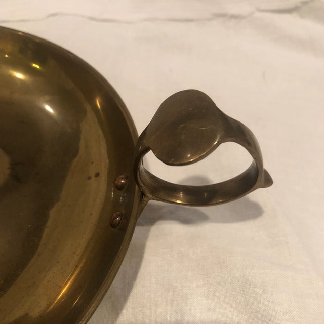 Vintage Hosley Brass Candlestick Holder With Wax Drip Tray Chairish