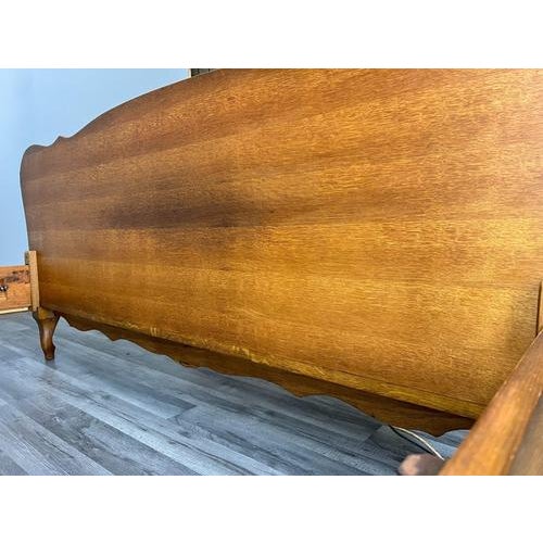 Vintage French Louis Double Bed Frame with Bedside Tables For Sale - Image 15 of 16