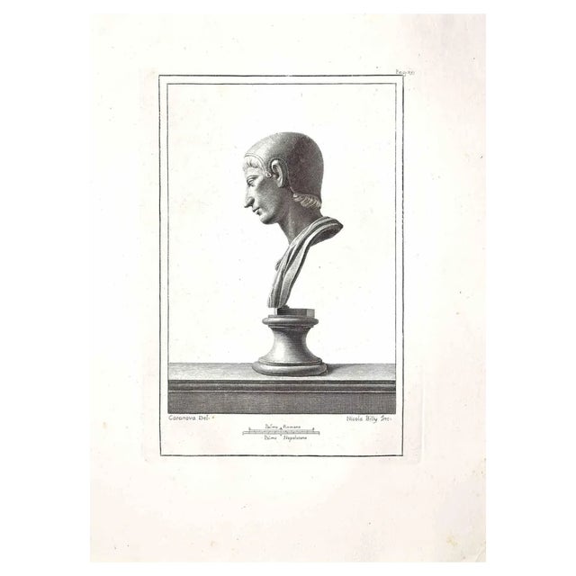 Unknown, Antiquities of Herculaneum Exposed, Original Etching, 18th Century For Sale