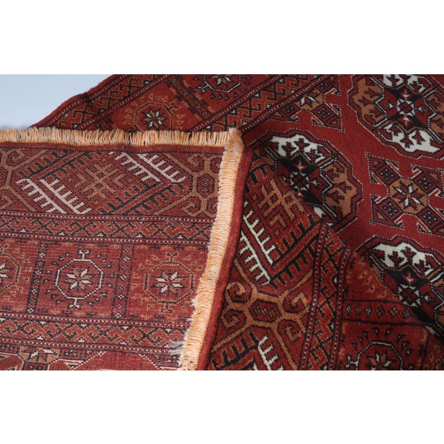 1990s Hand Knotted Vintage Floor Rug -5' 5'' X 3' 9'' For Sale - Image 11 of 13