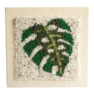 Boho Palm Leaf Wall Hanging For Sale