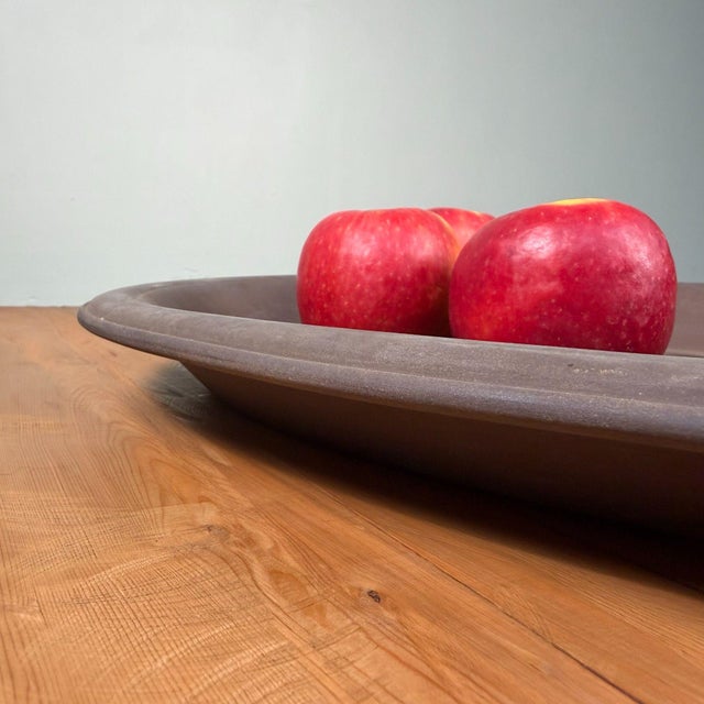 Sculpture Materials Large Vintage Japanese Oval Bonsai Tray, 1980s For Sale - Image 7 of 12