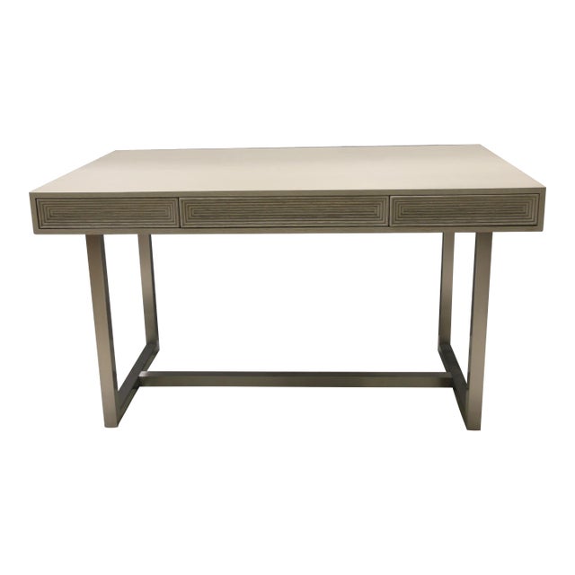 Artistica Home Signature Designs Gradient Bistro Table in White Grey For Sale