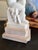 Early 20th Century Italian Porcelain Bisque Figure of a Putto Writing After Canova For Sale - Image 12 of 14