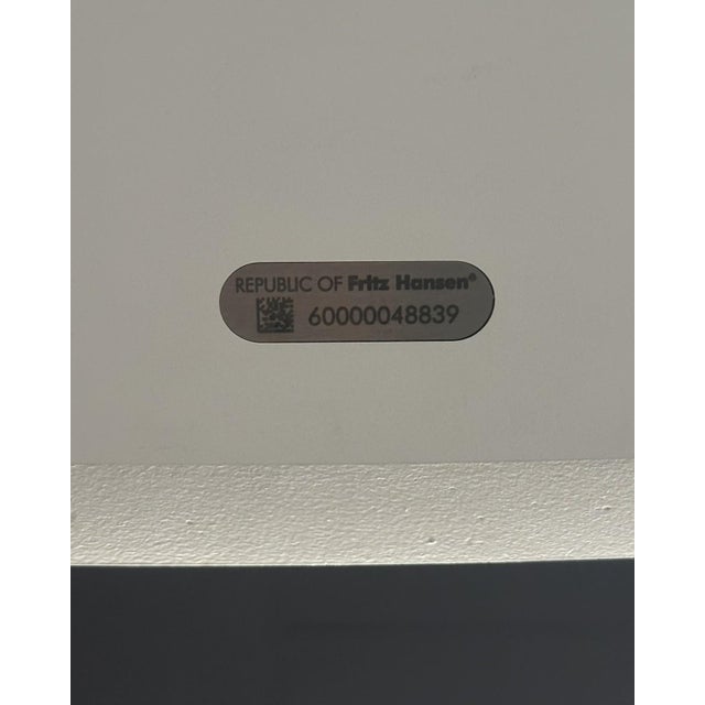 Metal Danish Superellipse Table by Hein-Mathsson and Arne Jacobsen for Fritz Hansen, 1950s For Sale - Image 7 of 9