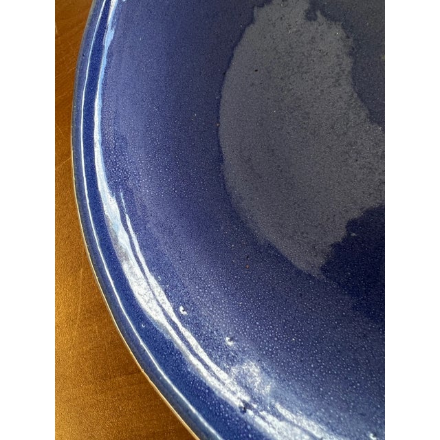 1980’s vintage blue low bowl. Red clay bakeware from oven to table this will be one of your favorite dishes. Bybee...