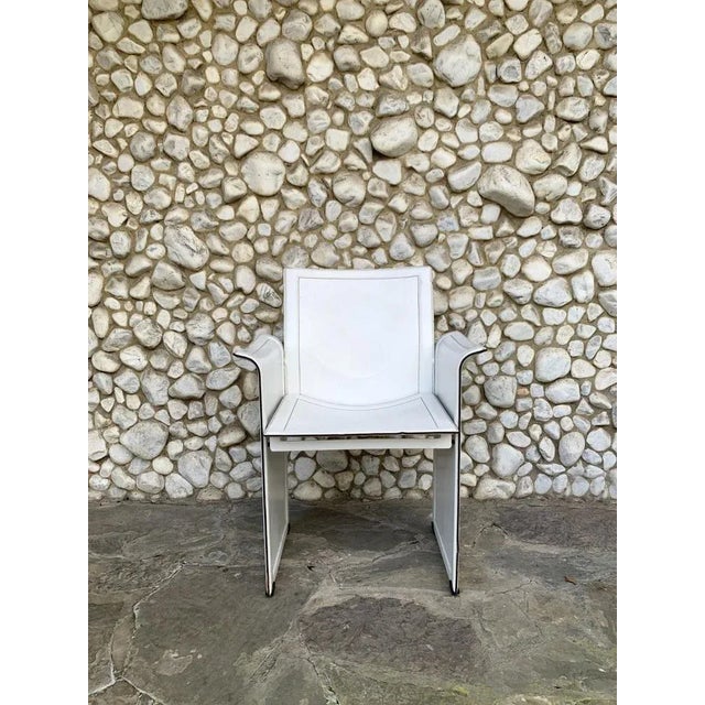 Armchair model 'Korium', designed by Tito Agnoli for Matteo Grassi, Italy. Vintage chair produced in the 1970s or 1980s....