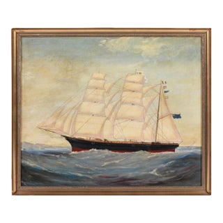 Mid 19th Century The British Schooner Glen Huntly For Sale