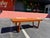 Mid Century Modern large Danish Teak bench with pull out drinks tray c.1960’s. Substantial size, sturdy and attractive on...
