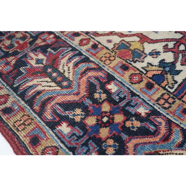Vintage Heriz Rug 5'7'' X 6'5'' For Sale - Image 4 of 9