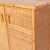 Camel Pair of Mid-Century Bamboo and Grasscloth Cabinets or Servers For Sale - Image 8 of 10