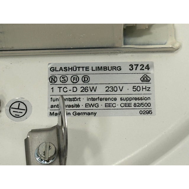 1970s Mid-Century Wall Sconces from Glashütte Limburg, 1970s, Set of 2 For Sale - Image 5 of 10