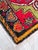 1970s Hand Made Turkish Mat Rug Colorful Small Rug Kitchen Mat Organic Wool - 1'8" X 3'5" For Sale - Image 9 of 11