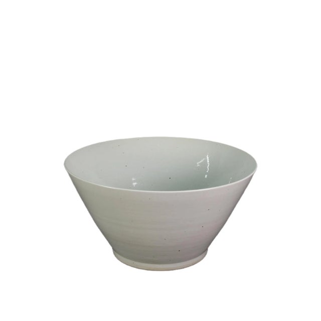 2010s Off White Bowl Cone Shape For Sale - Image 5 of 5