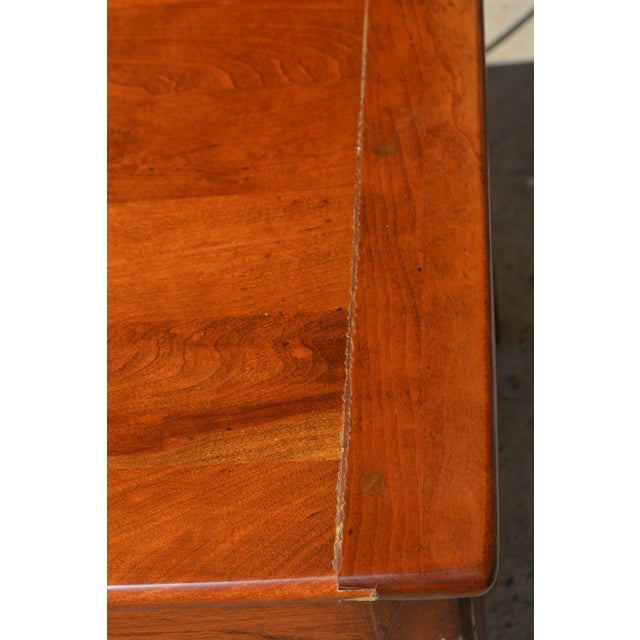 1970s Pair of Bob Timberlake Lexington Cherry Wood Side / End Tables W/ Drawers For Sale - Image 9 of 18