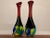 1990s Tall Blown Glass Vases - a Pair For Sale - Image 4 of 11