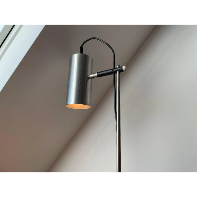 Silver Mid-Century Clamp Lamp with Spotlight by Maria Pergay for Staff, 1960s or 1970s For Sale - Image 8 of 9