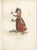 Mid 19th Century Italian Women Folk Costume Engravings, 1850, Engraving For Sale - Image 5 of 12