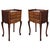 Late 19th Century Louis XV Style French Darkness Oak Nightstands with Claw Finish Legs, A Pair For Sale - Image 15 of 18