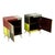 Stained Glass Bedside Tables, 1980s, Set of 2 For Sale - Image 6 of 7