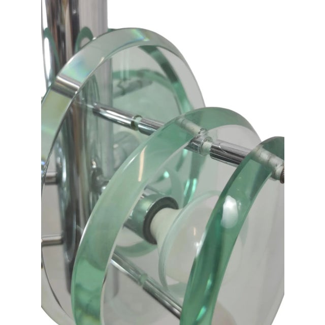 Mod. Satellite Crystal Ceiling Lamp from Fontana Arte For Sale - Image 5 of 11