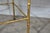 Vintage Italian Hollywood Regency Faux Bamboo Gold Mirror Low Side Tables - Pair For Sale - Image 9 of 10
