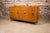 Lovely mid-century long dresser/credenza from John Widdicomb. It has gorgeous woodgrain, lovely brass hardware and brass...