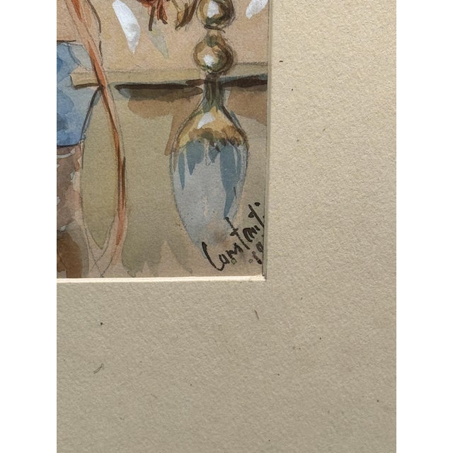 After Karelin Mitrich, Figurative Composition, 1920, Watercolor For Sale - Image 6 of 7