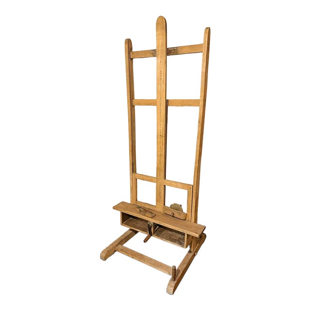 Large Antique Artist's Easel Attributed to France, 18th Century For Sale