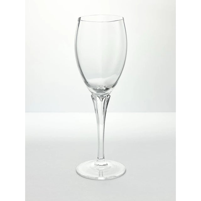 Contemporary 1980s Gorham “Andante” Set of 8 Crystal Water Glasses For Sale - Image 3 of 4