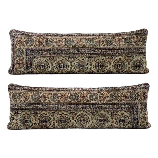 Anatolian Bedding Rug Pillow Cover 16'' X 48'' - Set of Two For Sale