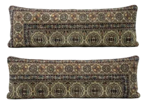 Anatolian Bedding Rug Pillow Cover 16'' X 48'' - Set of Two