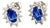Natural Sapphire Diamond Stud Earrings 14k Gold 0.90 TCW Certified For Sale