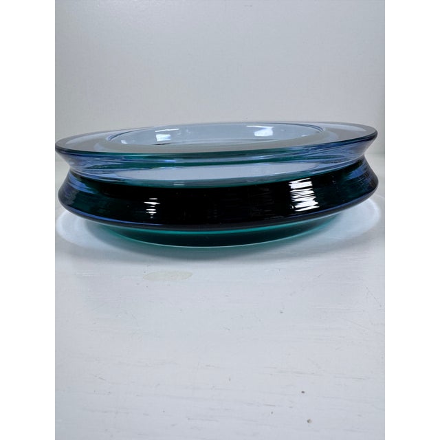 Mid 20th Century Sommerso Art Glass Bowl, Attributed to Mario Pinzoni for Seguso For Sale - Image 4 of 6