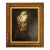 Dutch Golden Age Portraiture — Oil Painting Reproduction in Vintage Gilded Frame For Sale