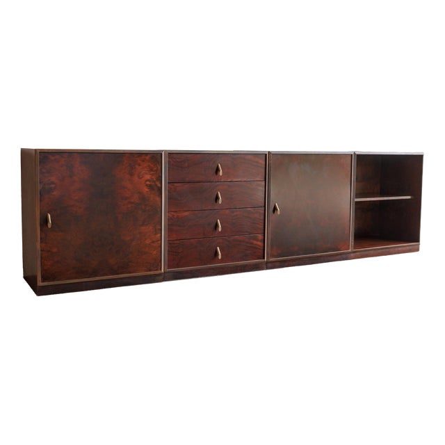 Modular Sideboard in Wood For Sale
