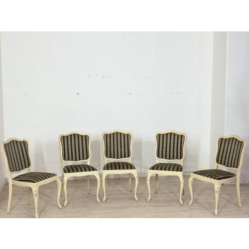 Baroque Vintage Chippendale Chairs, 1920, Set of 5 For Sale - Image 3 of 17