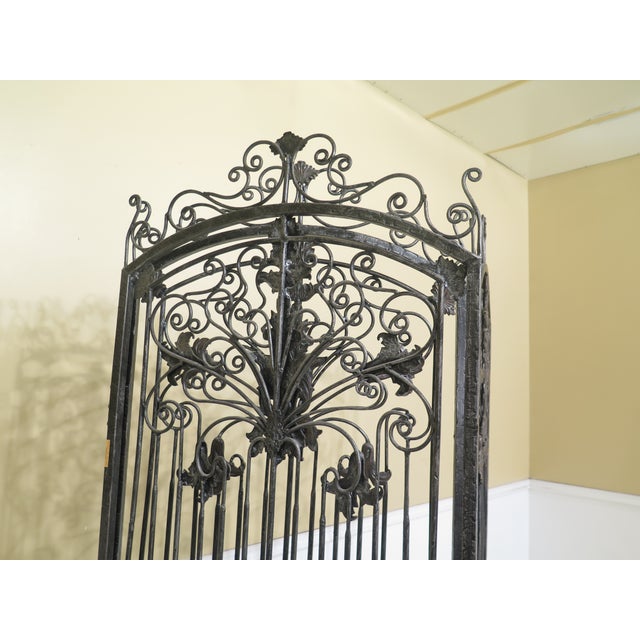 Theodore Alexander 3 Panel Wrought Iron Room Divider Screen Chairish