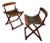 Starbay Bermudes Folding Rosewood Yacht Chairs, 1990, Set of 2 For Sale