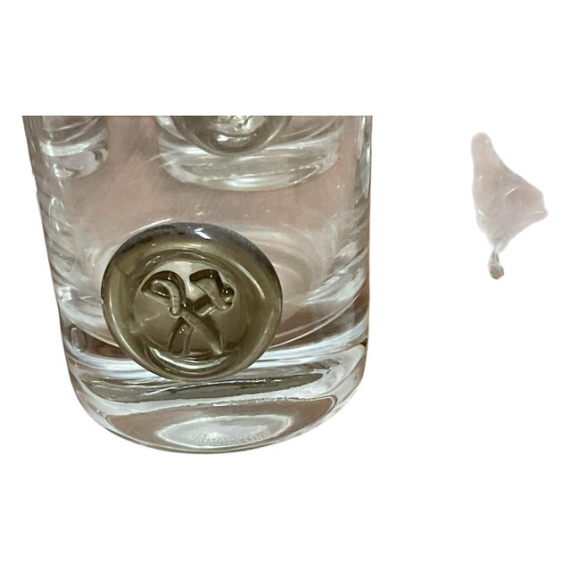 1960s Discontinued Vintage Set of 11 Rosenthal Studio Line Crystal “Pirate” 8 Highball 3 Beer Glasses For Sale In Palm Springs - Image 6 of 8