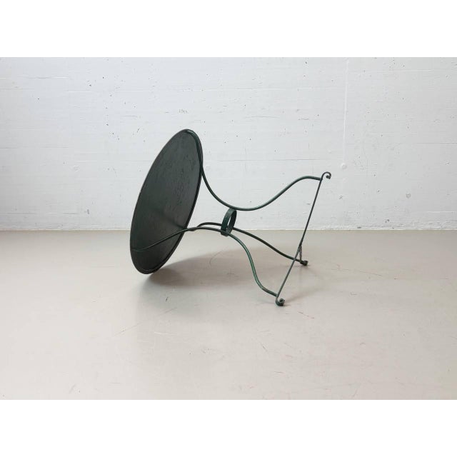 Green French Gueridon Metal Garden Table, 1950s For Sale - Image 6 of 14