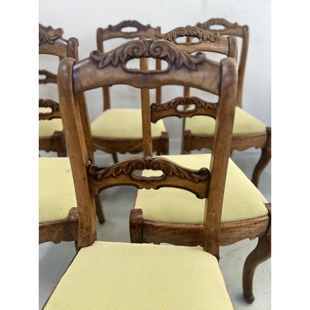 Louis Philippe Style Chairs in Cherrywood, 19th Century, Set of 6 For Sale - Image 12 of 15