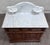 Victorian Antique Late 1800s Victorian Walnut Marble Top Washstand For Sale - Image 3 of 12