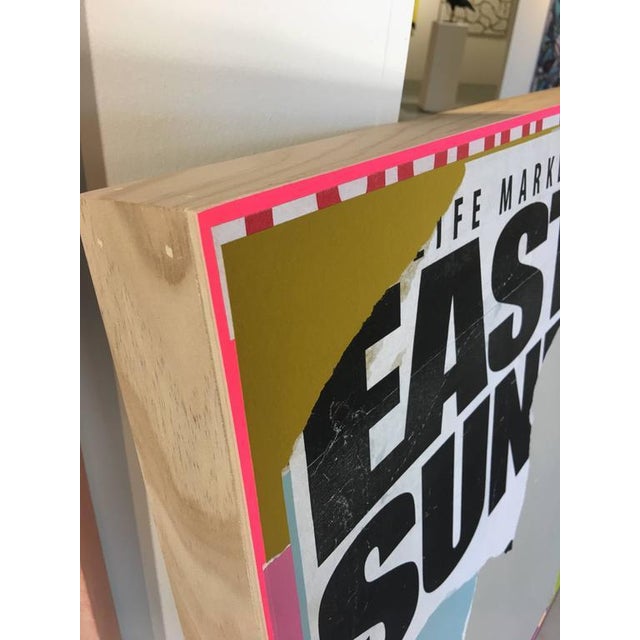 2010s William Finlayson Jr., Mixed Media Painting Titled: "EastSide", 2017 For Sale - Image 5 of 8