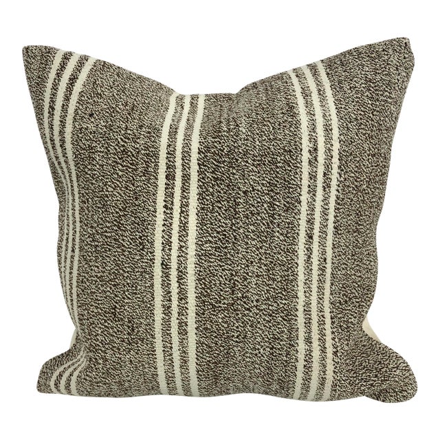 Nomadic Ethnic Turkish Handmade Kilim Pillow For Sale