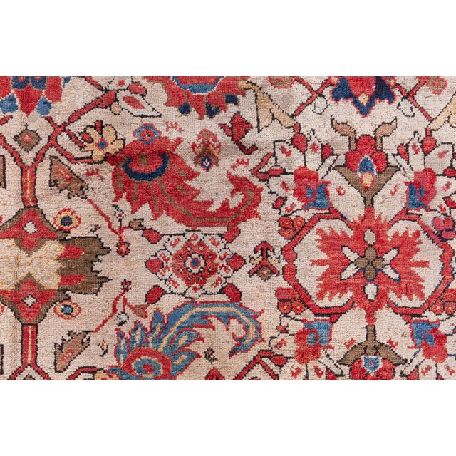 1920s Persian Sultanabad Rug For Sale - Image 4 of 9