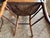 French Scroll Armchair With Rush Seat and Saber Legs For Sale - Image 9 of 10