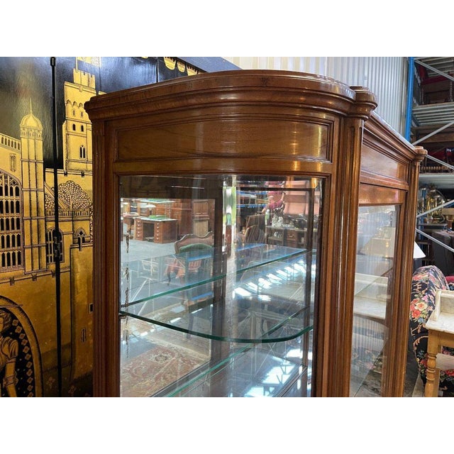 Wood Louis Xvi Style Showcase For Sale - Image 7 of 11